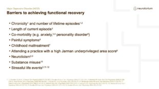 Major Depressive Disorder – Course Natural History and Prognosis – slide 32